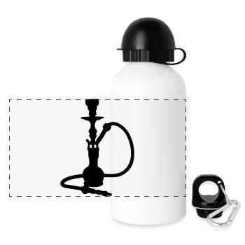 Shisha - Panoramic Thermal Bottle with Lid 500 ml - white - Front