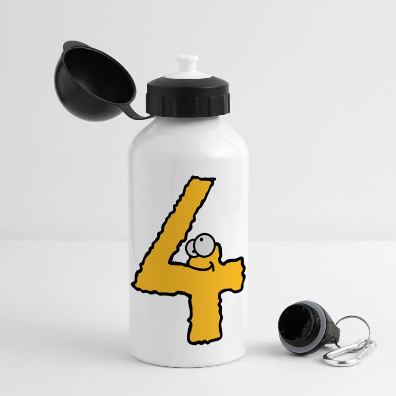 Fun 4 four comic book monsters Panoramic Thermal Bottle with Lid 500 ml