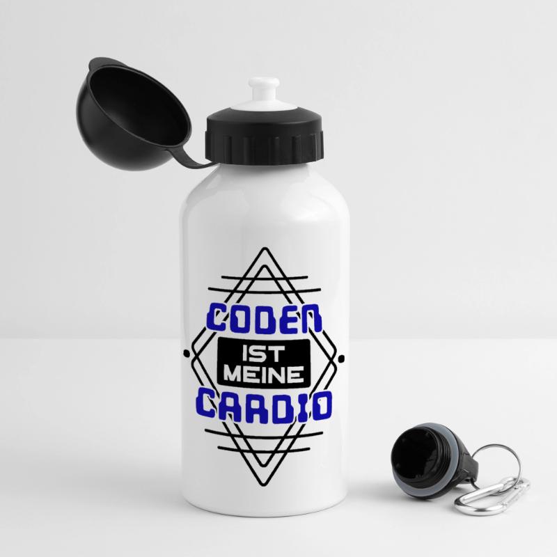 Software Developer Developer Cool Saying Coden Panoramic Thermal Bottle with Lid 500 ml