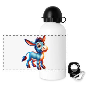 Donkey Mule - Panoramic Thermal Bottle with Lid 500 ml - white - Front