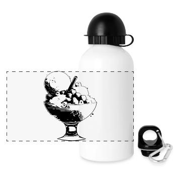 Sundae - Panoramic Thermal Bottle with Lid 500 ml - white - Front