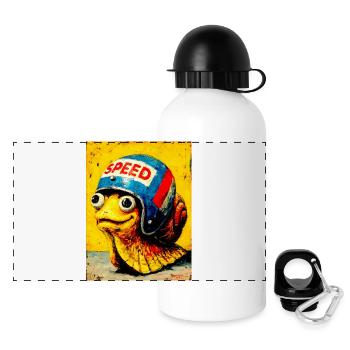 "Snail Race" by van Gogh - Panoramic Thermal Bottle with Lid 500 ml - white - Front