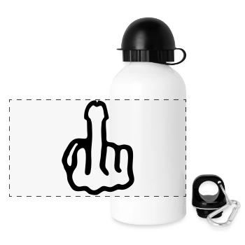 fckyou - Gourde panoramique avec couvercle 500 ml - blanc - Devant