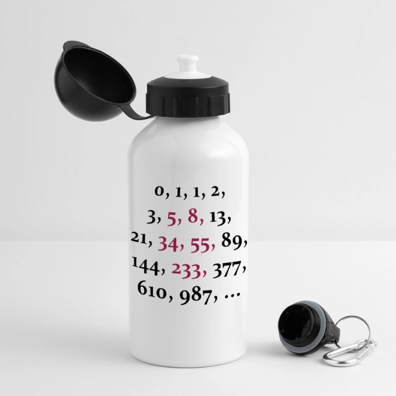fibonacci sequence (2c) Panoramic Thermal Bottle with Lid 500 ml