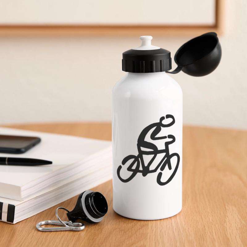 Cyclists Bicycle Panoramic Thermal Bottle with Lid 500 ml