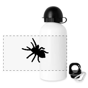Spinnen Arachnophobie arachnophobia Spider arachne - Panoramic Thermal Bottle with Lid 500 ml - white - Front
