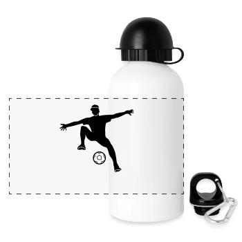 freestyle football - Panoramic Thermal Bottle with Lid 500 ml - white - Front