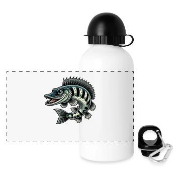 Pike - Panoramic Thermal Bottle with Lid 500 ml - white - Front
