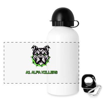 A1 ALFA ESPORTS - Panoramic Thermal Bottle with Lid 500 ml - white - Front