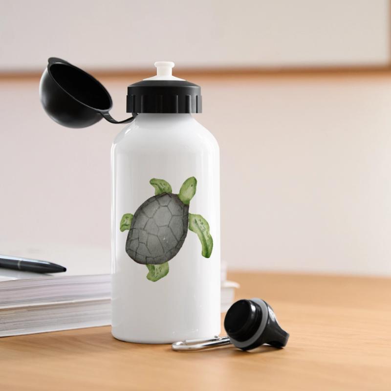 watercolor Panorama Trinkflasche mit Deckel 500 ml