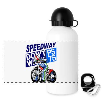 Speedway - Panoramic Thermal Bottle with Lid 500 ml - white - Front