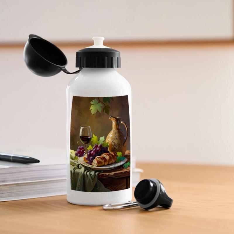 Rustic Elegance Panoramic Thermal Bottle with Lid 500 ml