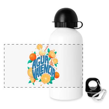 Agua de Valencia - Panoramic Thermal Bottle with Lid 500 ml - white - Front