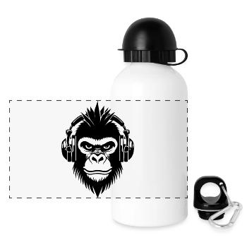 Energetic Monkey Head Electric Surge Club Chemise - Gourde panoramique avec couvercle 500 ml - blanc - Devant