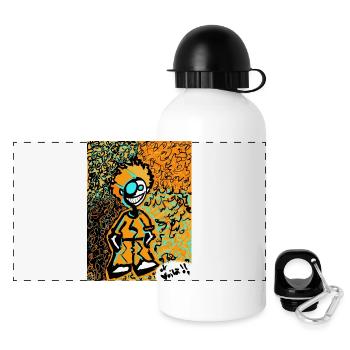 et_voila - Panorama Trinkflasche mit Deckel 500 ml - Weiß - Vorne