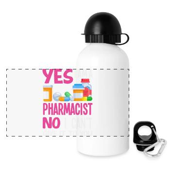 Pharmacist Pharmaceutical Technical - Panoramic Thermal Bottle with Lid 500 ml - white - Front
