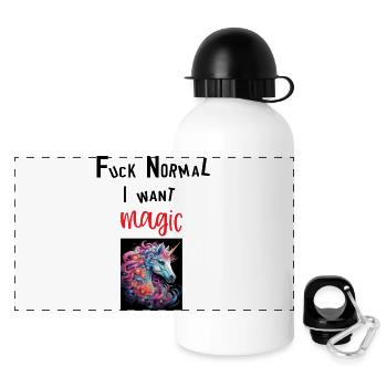 Magic - Panoramic Thermal Bottle with Lid 500 ml - white - Front
