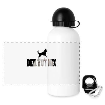 DER TUT NIX - Panorama Trinkflasche mit Deckel 500 ml - Weiß - Vorne