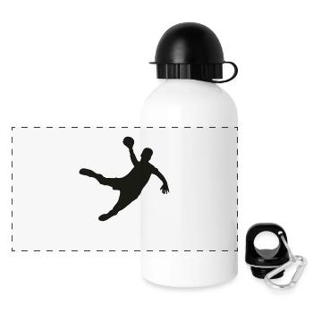 raohandball9black - Gourde panoramique avec couvercle 500 ml - blanc - Devant