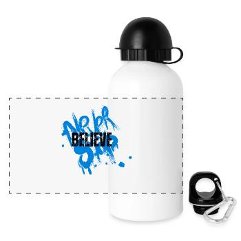 Purple Illustrative Streetwear T shirt Design - Panorama Trinkflasche mit Deckel 500 ml - Weiß - Vorne