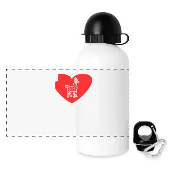 Favorite country peru - Panoramic Thermal Bottle with Lid 500 ml - white - Front