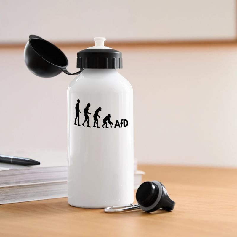 AfD Evolution Panorama Trinkflasche mit Deckel 500 ml
