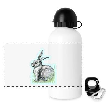 Hare - Panoramic Thermal Bottle with Lid 500 ml - white - Front