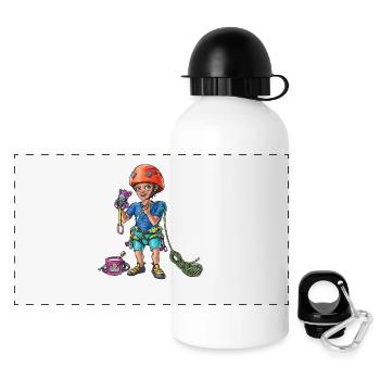 Little baby climber 4 - Panoramic Thermal Bottle with Lid 500 ml - white - Front