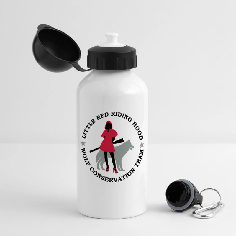 Wolf conservation team Panoramic Thermal Bottle with Lid 500 ml