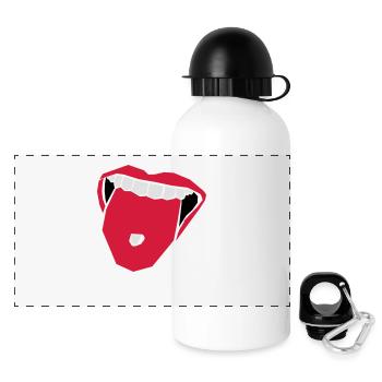 Drugs - Panorama Trinkflasche mit Deckel 500 ml - Weiß - Vorne