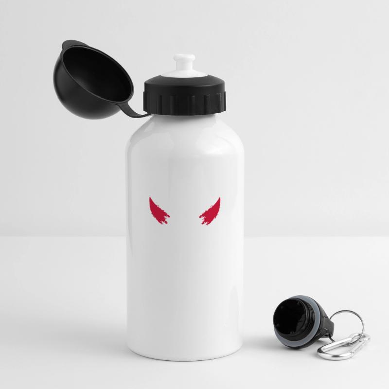 devil horns Panoramic Thermal Bottle with Lid 500 ml