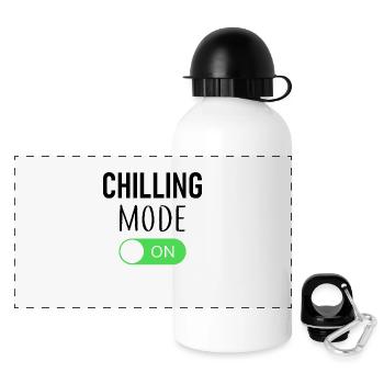 Chilling Mode On - Panoramic Thermal Bottle with Lid 500 ml - white - Front