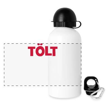 tölt is always a good idea - Panoramic Thermal Bottle with Lid 500 ml - white - Front
