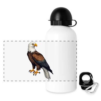 Bald eagle - Panoramic Thermal Bottle with Lid 500 ml - white - Front