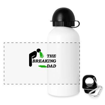 DAD BREAKING - Panorama Trinkflasche mit Deckel 500 ml - Weiß - Vorne
