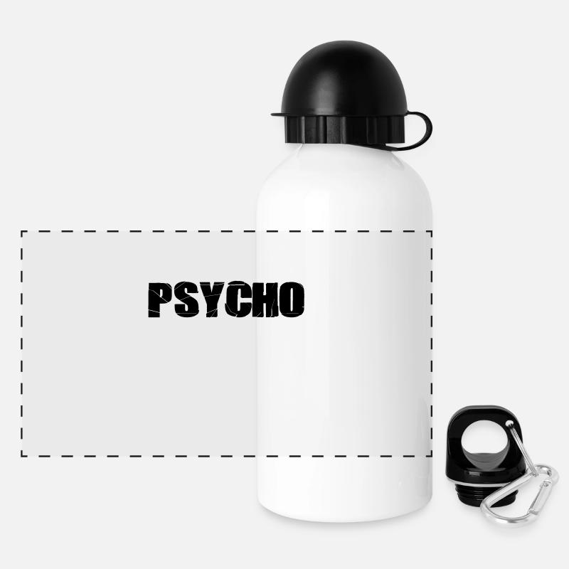 PSYCHO - Gourde panoramique avec couvercle 500 ml - blanc