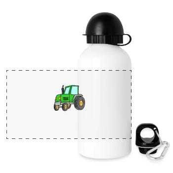 Tractor love tractors saying - Panoramic Thermal Bottle with Lid 500 ml - white - Front