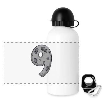 9 - Panorama Trinkflasche mit Deckel 500 ml - Weiß - Vorne