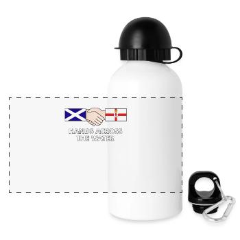 hands_across_copy - Panoramic Thermal Bottle with Lid 500 ml - white - Front