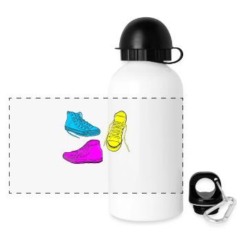 formateurs de couleur - Gourde panoramique avec couvercle 500 ml - blanc - Devant
