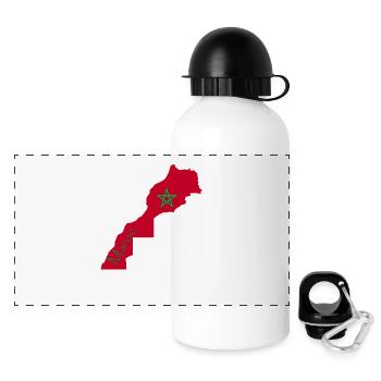 Morocco 2 - Panoramic Thermal Bottle with Lid 500 ml - white - Front