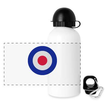 MOD Roundel Bullseye Target - Panoramic Thermal Bottle with Lid 500 ml - white - Front