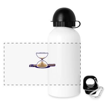 Time games - Gourde panoramique avec couvercle 500 ml - blanc - Devant