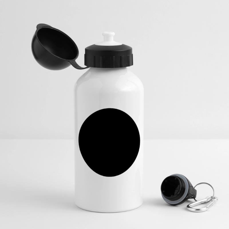 circle dot 4 your design Panorama Trinkflasche mit Deckel 500 ml