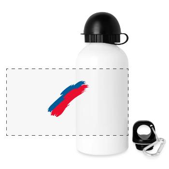 Czechia - Panoramic Thermal Bottle with Lid 500 ml - white - Front