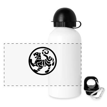 shotokansign vektor - Panorama Trinkflasche mit Deckel 500 ml - Weiß - Vorne