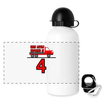Trucker - Panoramic Thermal Bottle with Lid 500 ml - white - Front