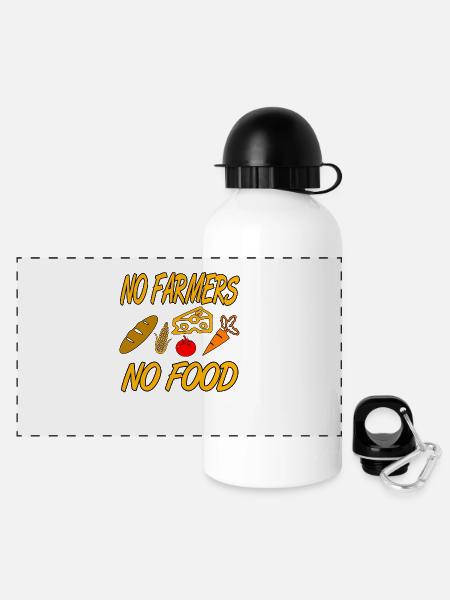 Bauer - Panorama Trinkflasche mit Deckel 500 ml - Weiß