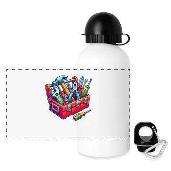 Tool Toolbox - Panoramic Thermal Bottle with Lid 500 ml - white - Front
