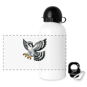 Falcon large - Panoramic Thermal Bottle with Lid 500 ml - white - Front